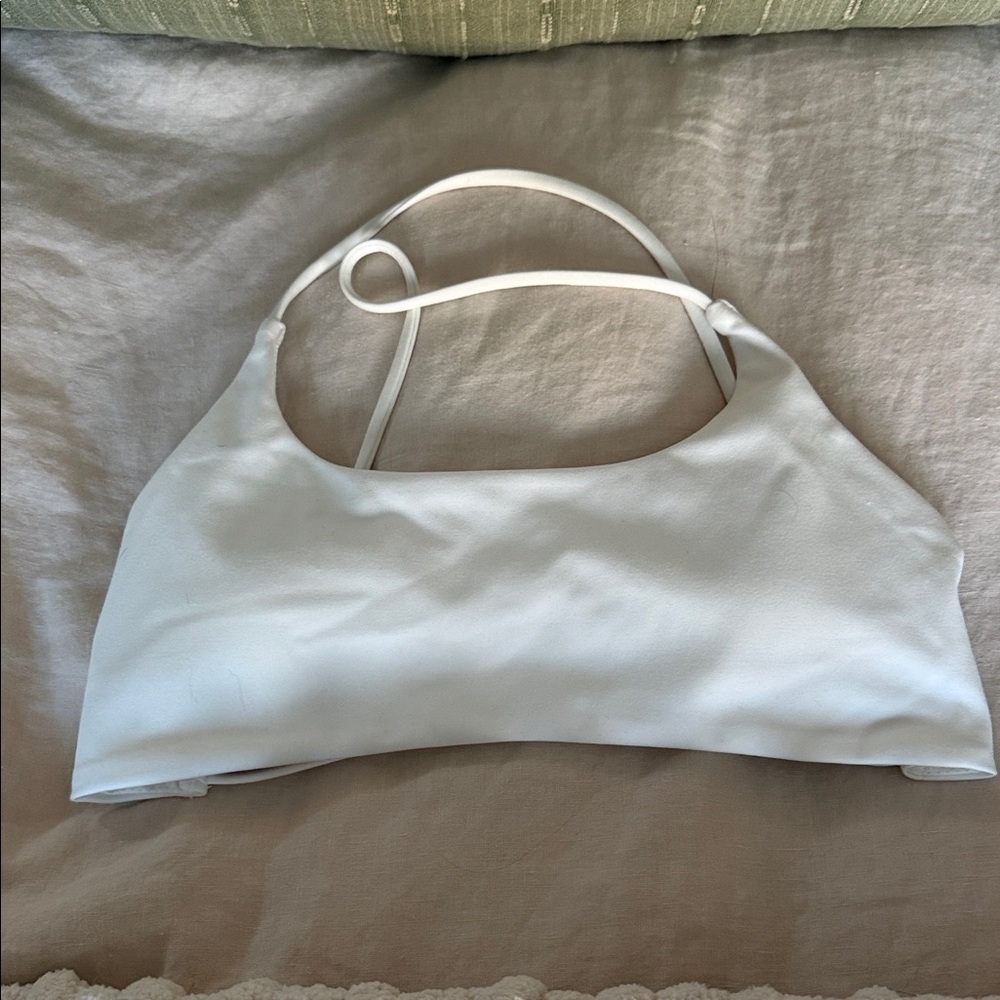 CSB White Strappy Bralette